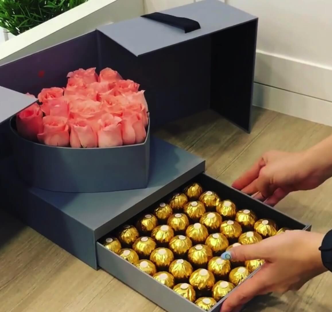 Hộp hoa hồng Valentine