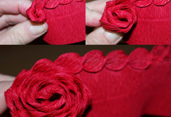 Cuốn dải giấy theo hình tròn