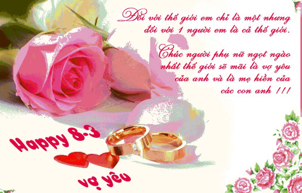 Hình ảnh 1 chúc mừng vợ nhân ngày 8 - 3