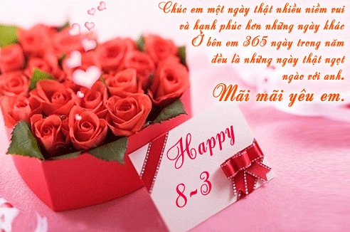 Stt chúc mừng vợ và người yêu nhân ngày 8 -3