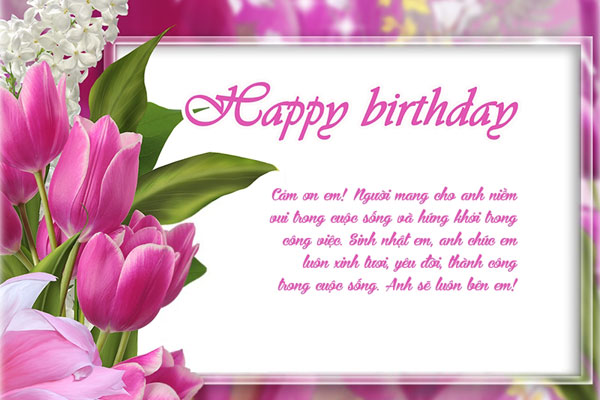 mẫu thiệp chúc mừng sinh nhật vợ yêu
