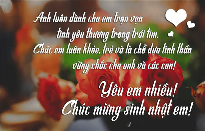 Thiệp sinh nhật đẹp cho vợ Thiệp sinh nhật đẹp cho vợ
