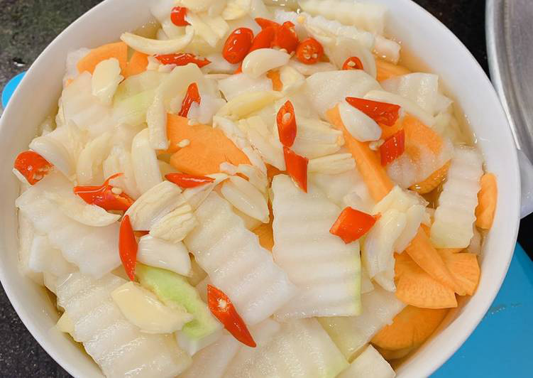 Cách làm dưa góp su hào cà rốt