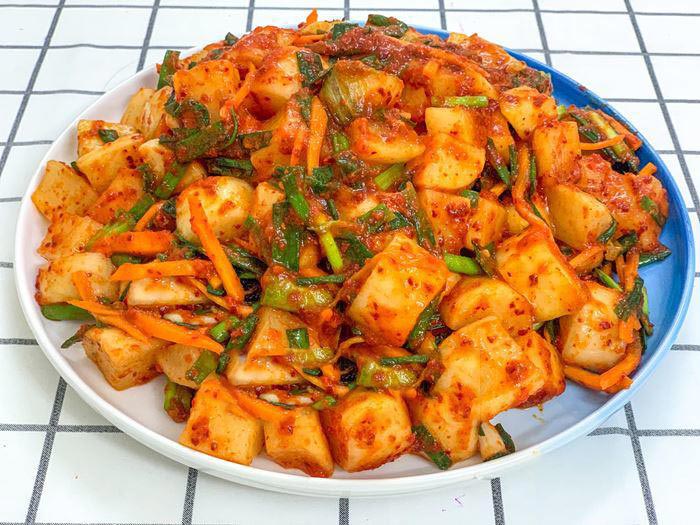 Cách làm kim chi su hào