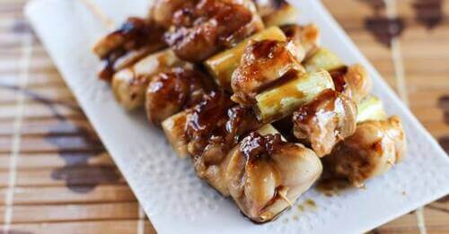 Yakitori gà nướng xiên que Nhật Bản Yakitori gà nướng xiên que Nhật Bản