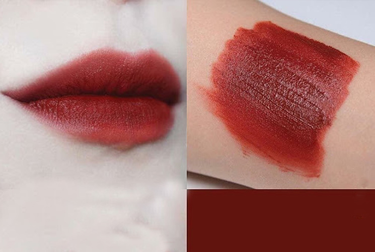 Màu son màu đỏ nâu Màu son màu đỏ nâu