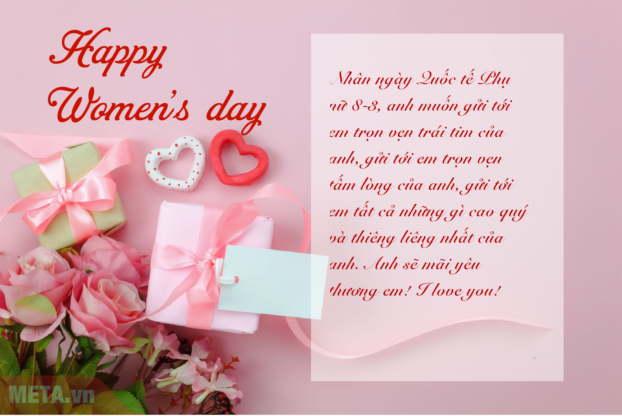 Những lời chúc 8/3 cho người yêu xa xúc động