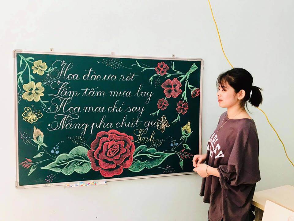 Cách trang trí bảng lớp