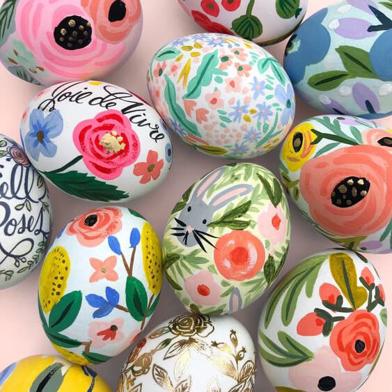 Mẫu trang trí cho lễ hội trứng Phục Sinh