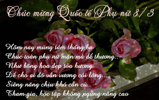 Thơ hay ngày Quốc tế phụ nữ