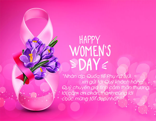 Câu chúc mừng 8 tháng 3 cho khách hàng hay