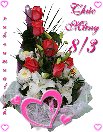 ảnh động 8/3 đẹp