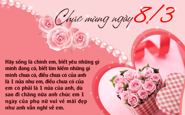 ảnh động 8/3 đẹp