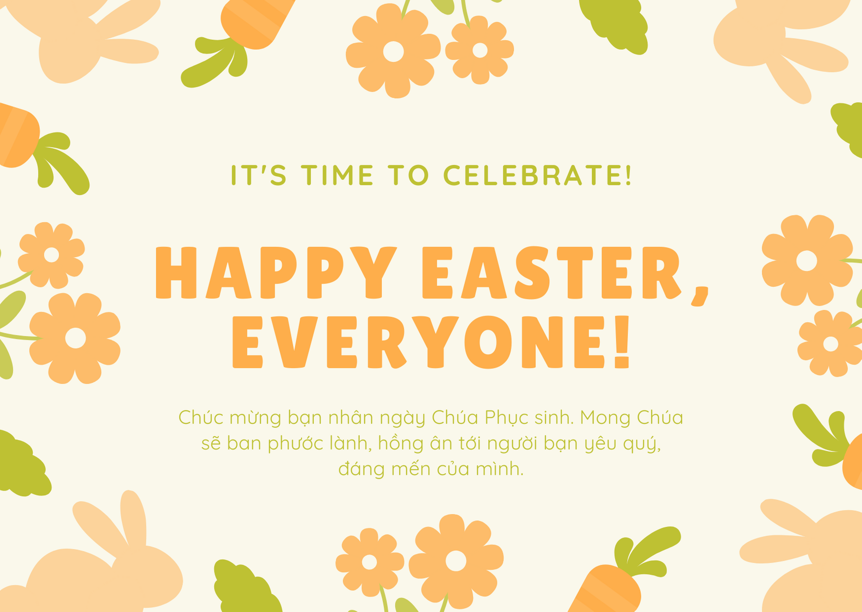 Thiệp chúc mừng lễ Phục sinh