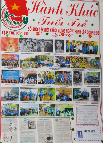 Những mẫu báo tường 26/3 đẹp và sáng tạo Những mẫu báo tường 26/3 đẹp và sáng tạo