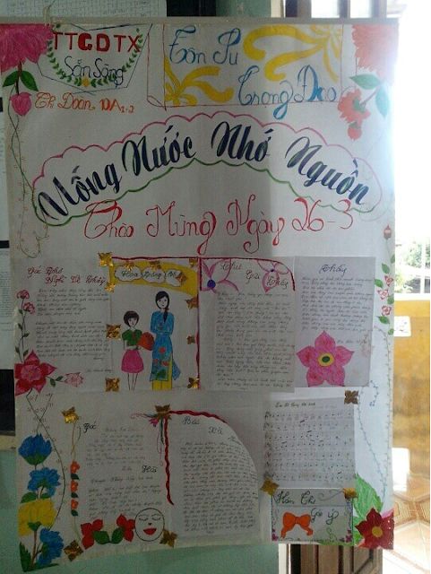 Những mẫu báo tường 26/3 đẹp và sáng tạo Những mẫu báo tường 26/3 đẹp và sáng tạo