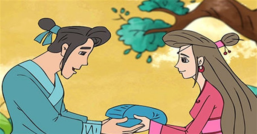 Sự tích rét nàng Bân - Nàng Bân may áo cho chồng