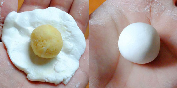 Cách nặn bánh trôi Cách nặn bánh trôi