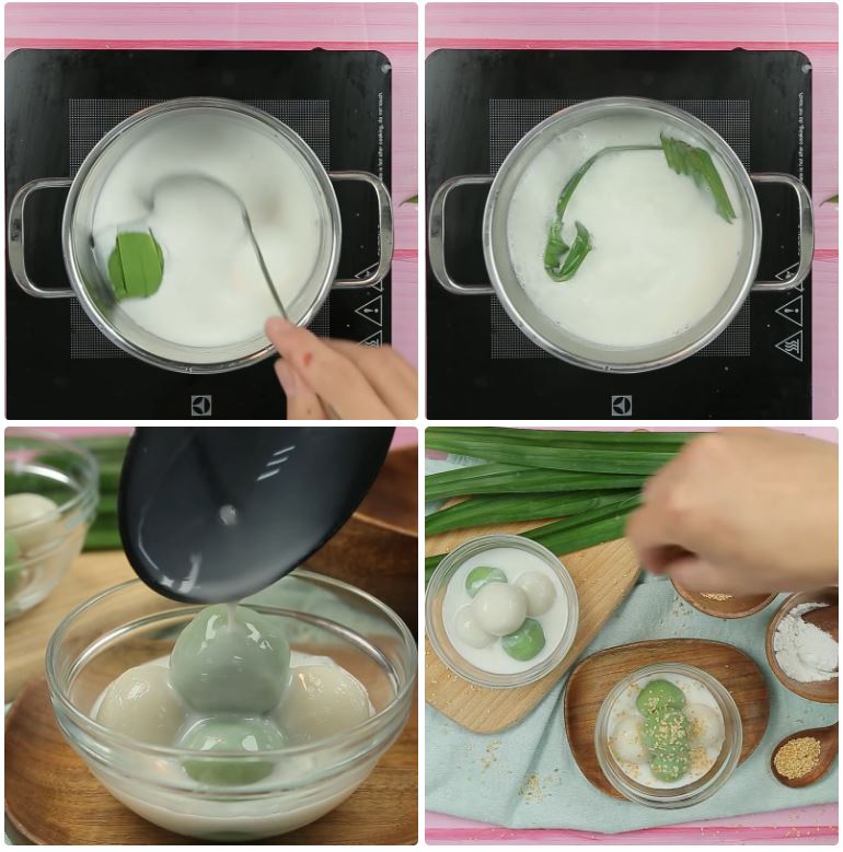 Cách nấu chè trôi nước không nhân