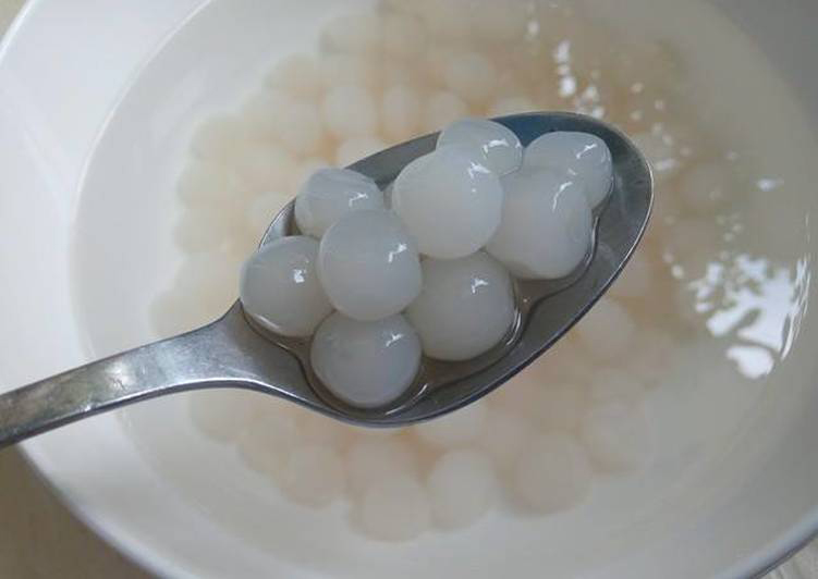 Cách làm trân châu bằng bột năng