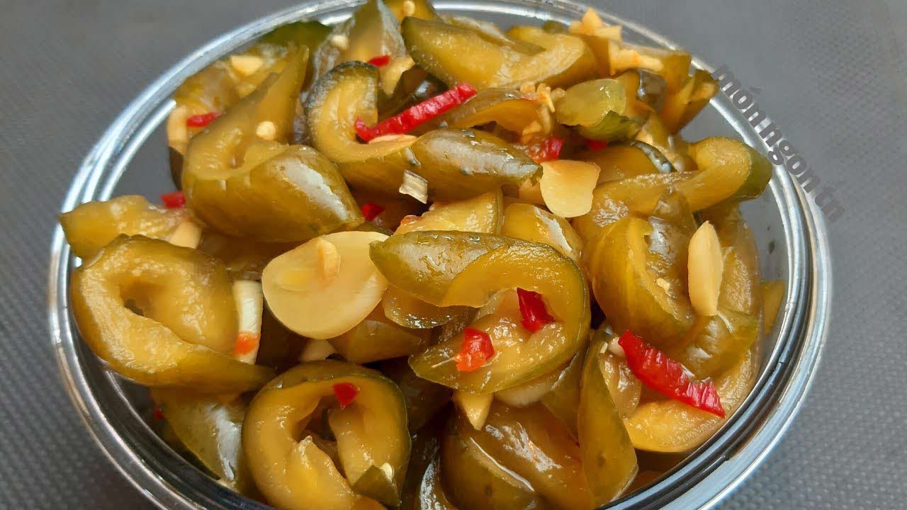 Cách làm dưa chuột ngâm nước mắm