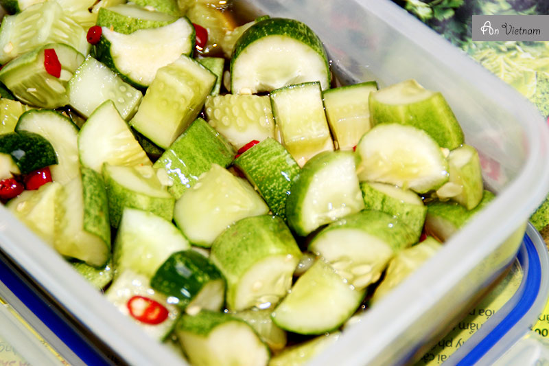 Cách làm nộm dưa chuột