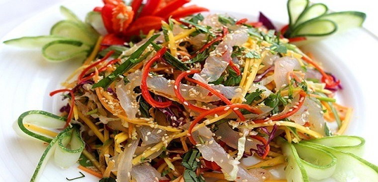 Cách làm nộm sứa dưa chuột