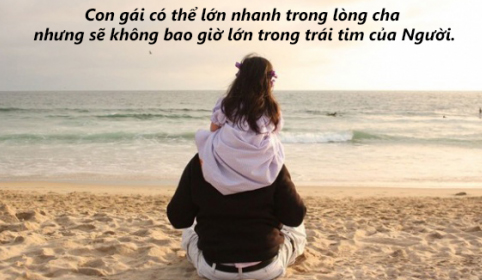 Những caption hay về tình cha con