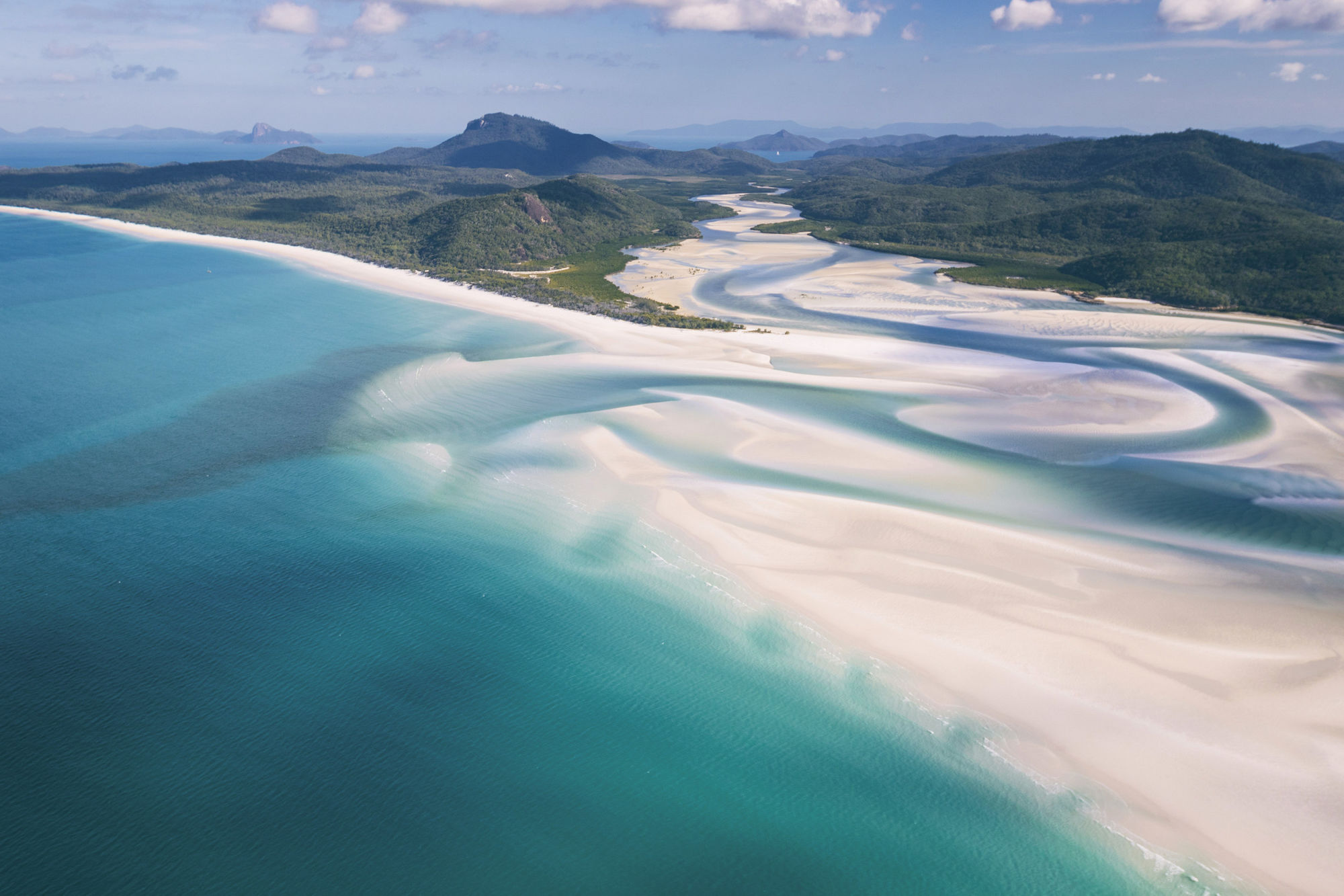 Bãi biển Whitehaven, Queensland, Australia Bãi biển Whitehaven, Queensland, Australia