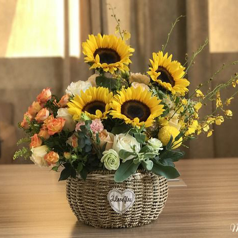 Cách cắm hoa hướng dương