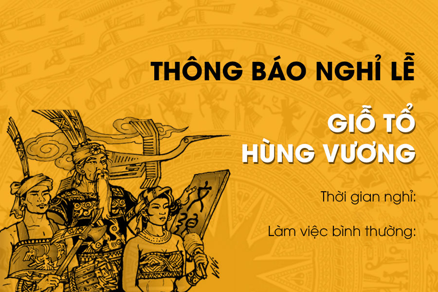 Mẫu thông báo lịch nghỉ lễ cho công ty đẹp