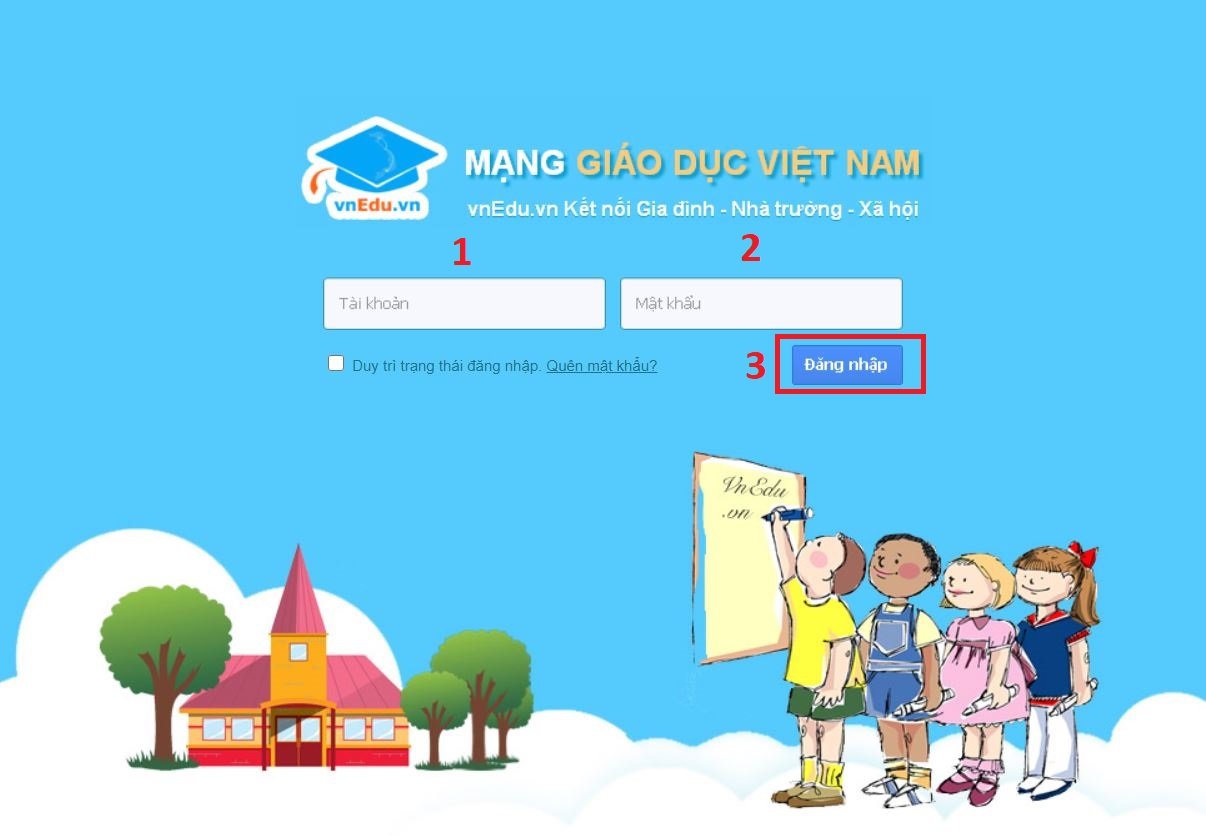 Cách tạo tài khoản VnEdu