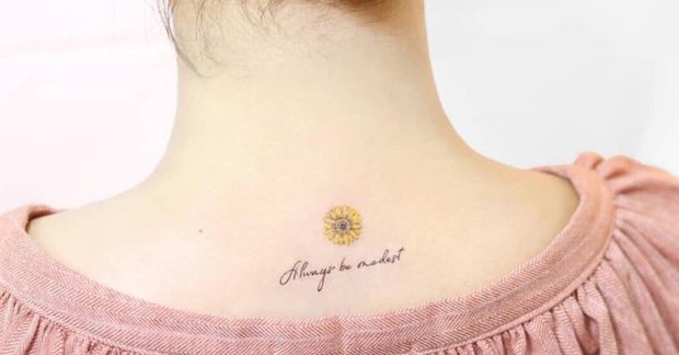 Nên xăm hoa hướng dương ở vị trí nào?