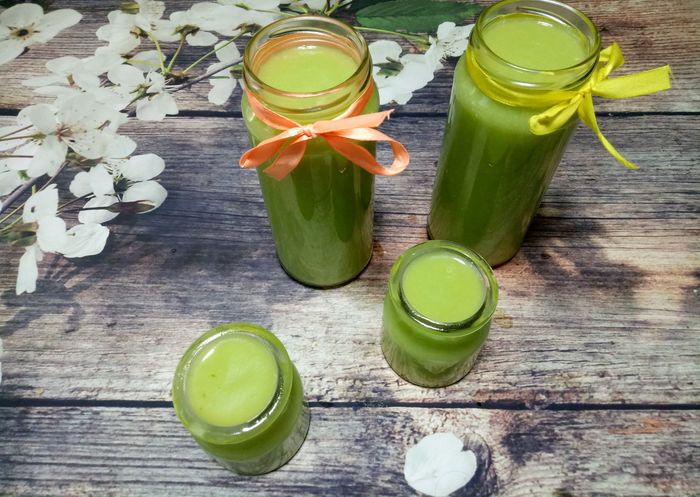 Cách làm sinh tố dưa gang với đậu xanh Cách làm sinh tố dưa gang với đậu xanh