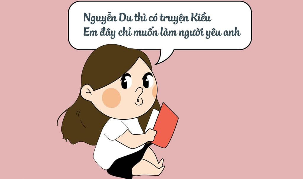 Tổng hợp những stt thả thính bằng môn ngữ văn hay, ấn tượng