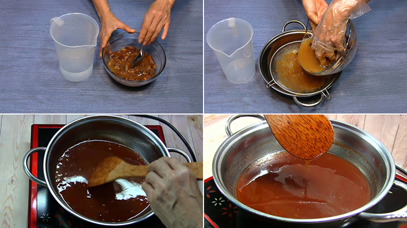 Cách làm sốt me chấm bánh tráng Cách làm sốt me chấm bánh tráng