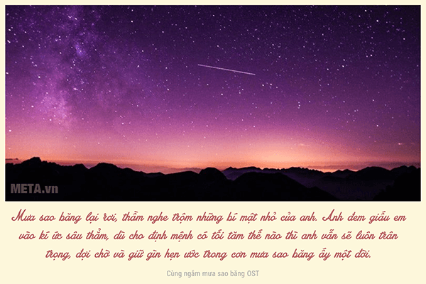 Ảnh sao băng rơi Ảnh sao băng rơi