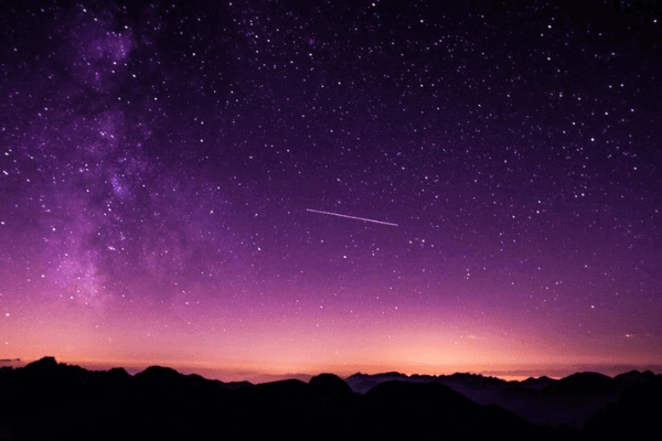 Hình ảnh sao băng rơi Hình ảnh sao băng rơi