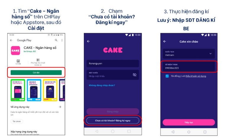 Muốn đăng ký chạy be làm thế nào?