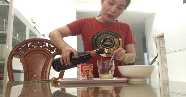 Cách pha bia với sữa đặc Ông Thọ