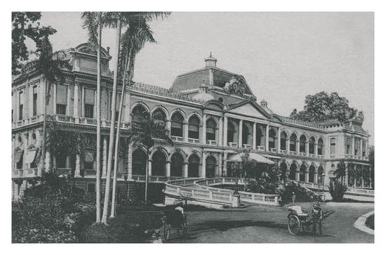 Ảnh Dinh Norodom thời kỳ Pháp thuộc