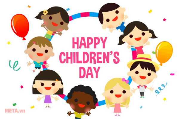 Thiệp chúc mừng ngày 1 tháng 6 Quốc tế Thiếu nhi Mẫu thiệp đẹp cho bé ngày 1/6