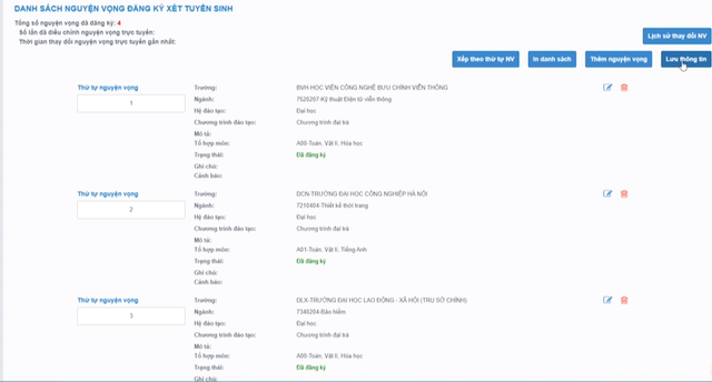 Cách đăng ký xét tuyển trực tuyến Đại học, Cao đẳng 2021