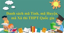 Danh sách tra cứu mã tỉnh, mã huyện, mã xã 2025