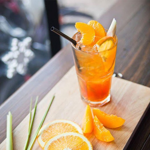 Cách làm trà đào chanh sả