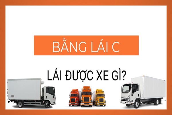 Bằng C được lái xe gì?