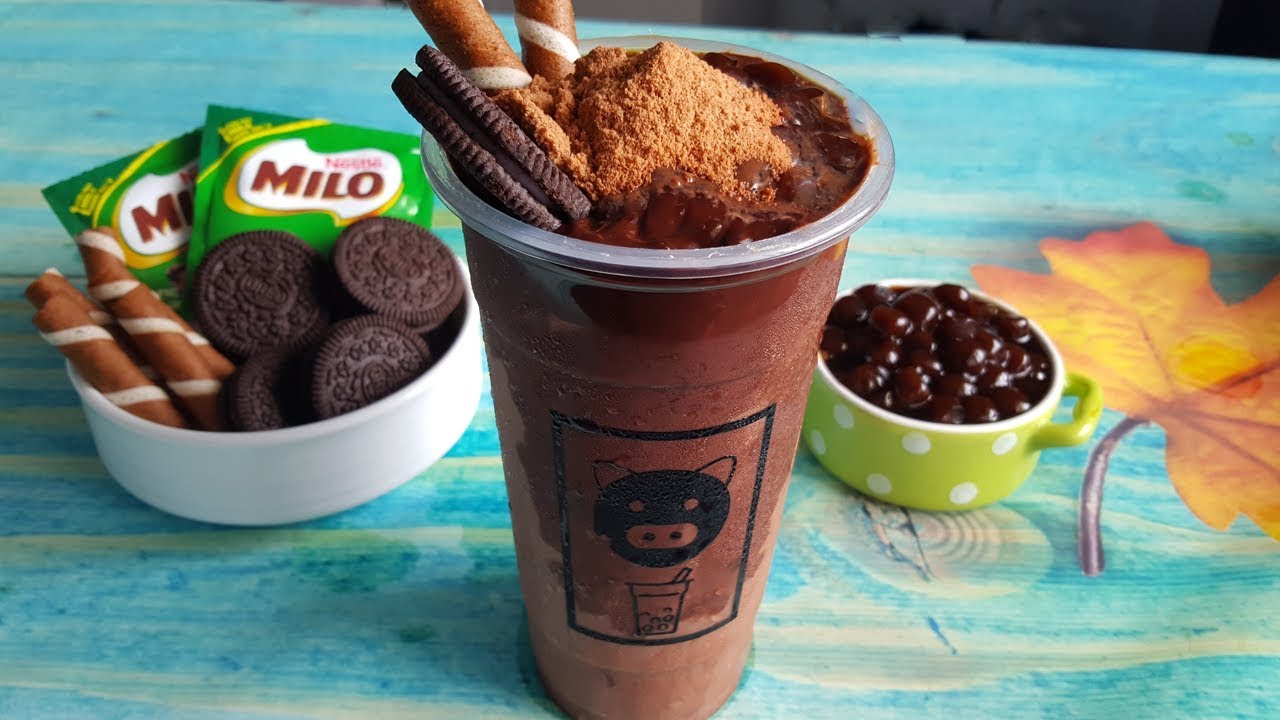 Cách làm milo dầm trân châu đường đen Cách làm milo dầm trân châu đường đen