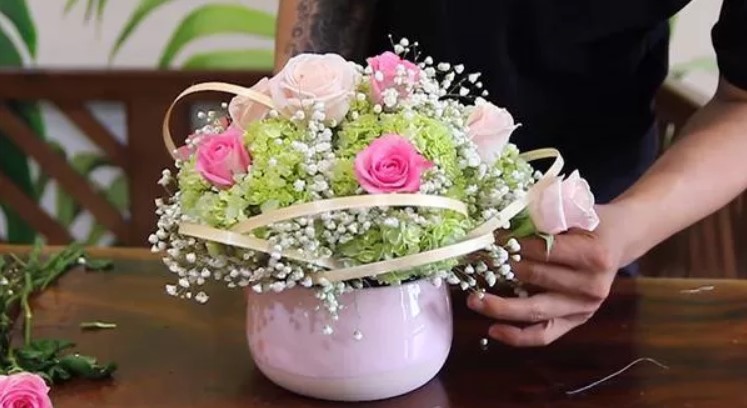 Cách cắm hoa cẩm tú cầu Cách cắm hoa cẩm tú cầu