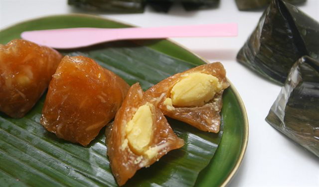 Bánh gio nhân đậu xanh thơm ngon, chuẩn vị