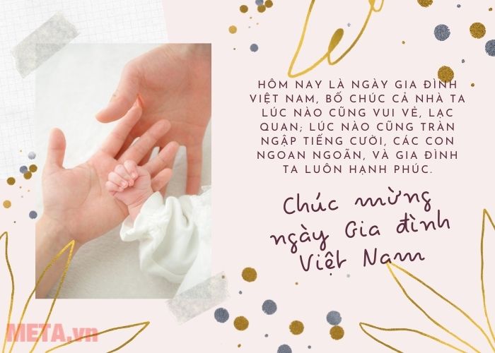Thiệp mừng ngày Gia Đình Việt Nam